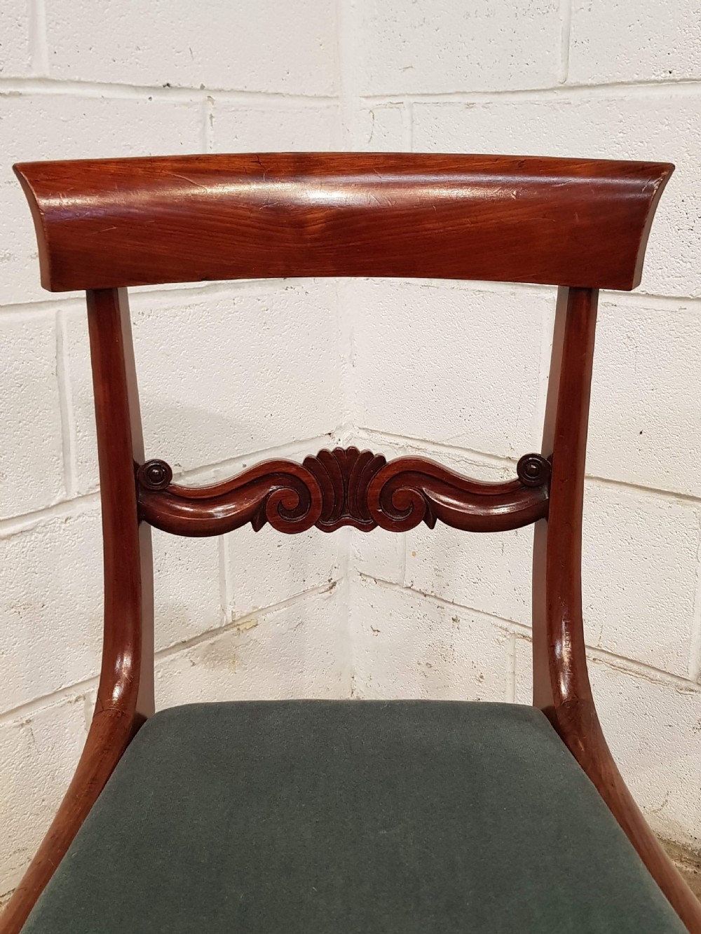 ANTIQUE SET SIX WILLIAM 1V MAHOGANY DINING CHAIRS C1830 View III