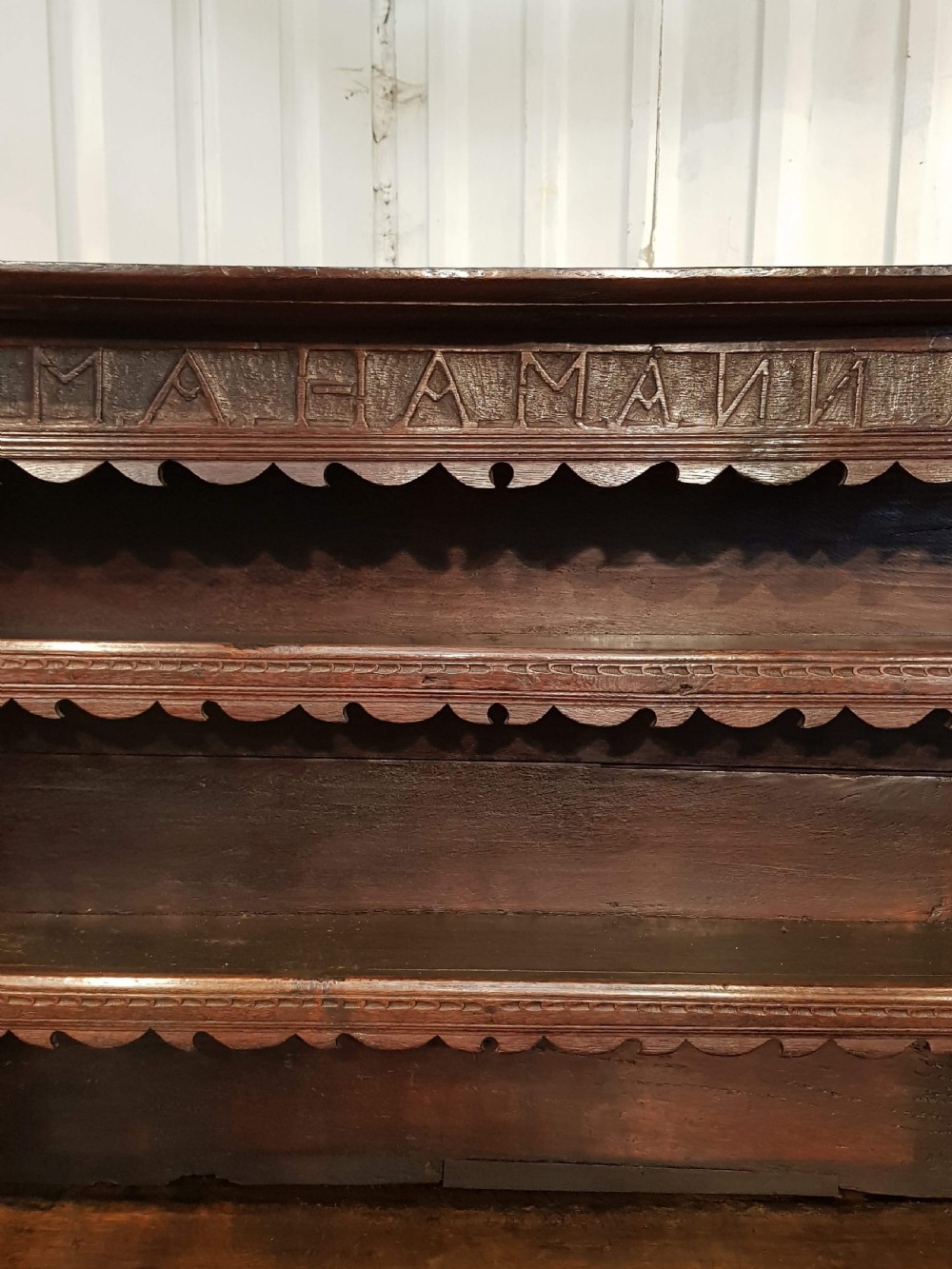 ANTIQUE 18TH CENTURY FRENCH PROVINCIAL JOINED OAK DRESSER C1771 View IV