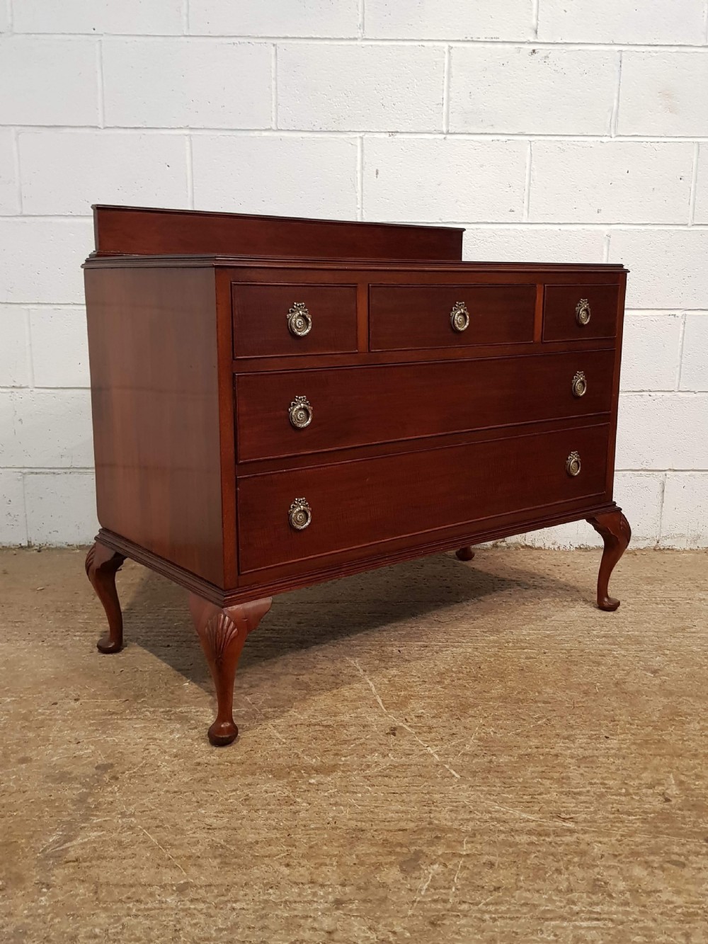 ANTIQUE EDWARDIAN MAHOGANY CHEST OF DRAWERS C1900 View III