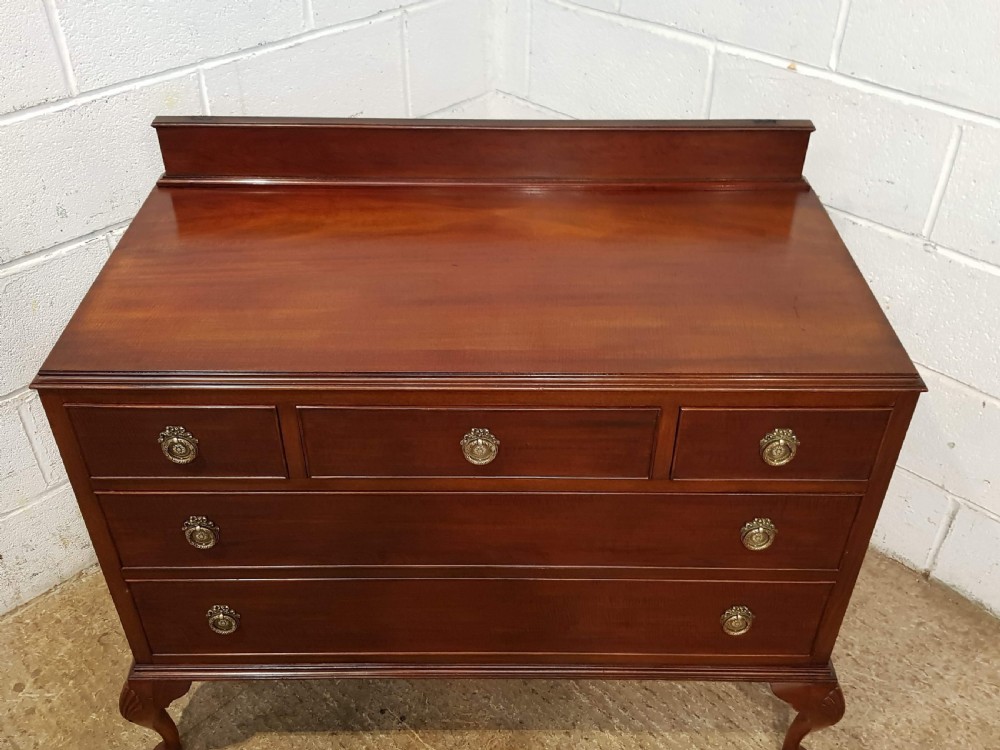 ANTIQUE EDWARDIAN MAHOGANY CHEST OF DRAWERS C1900 View IV