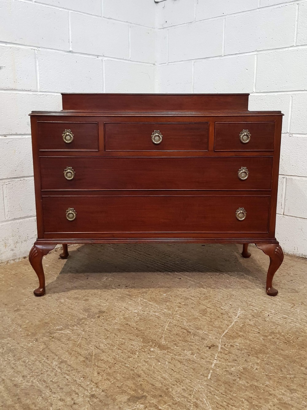 ANTIQUE EDWARDIAN MAHOGANY CHEST OF DRAWERS C1900 View V