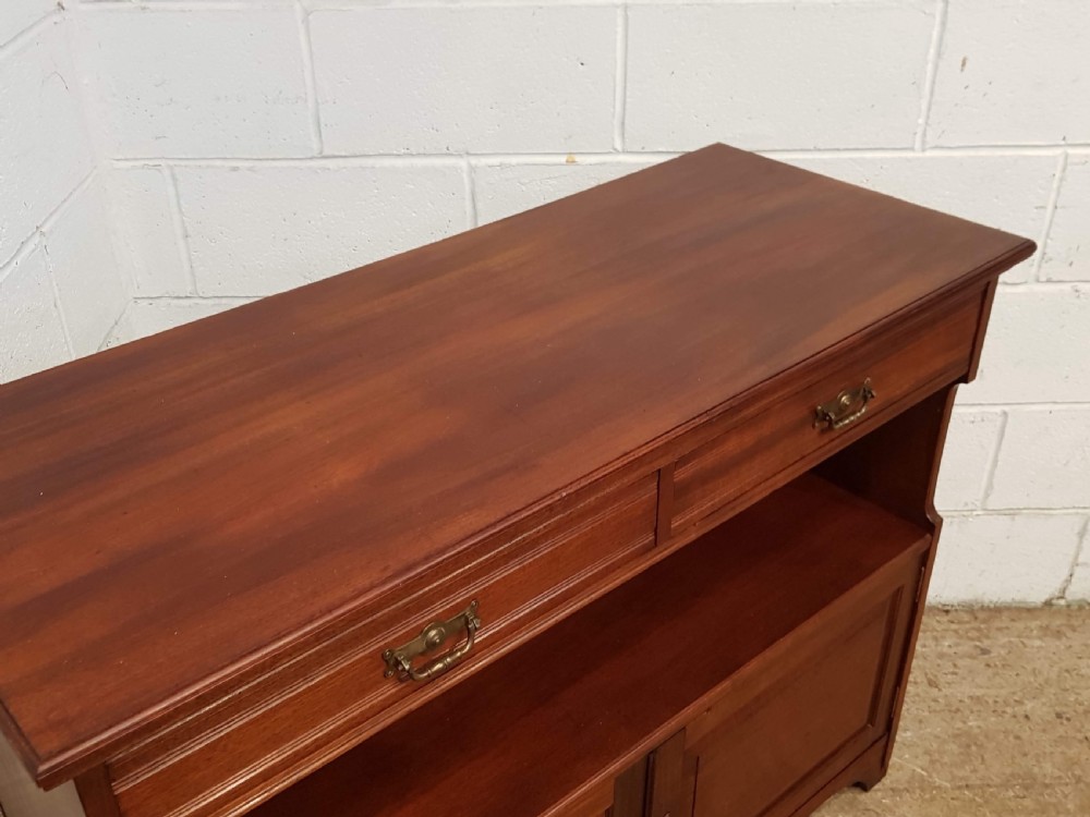 ANTIQUE EDWARDIAN MAHOGANY SERVER SIDEBOARD C1900 View III