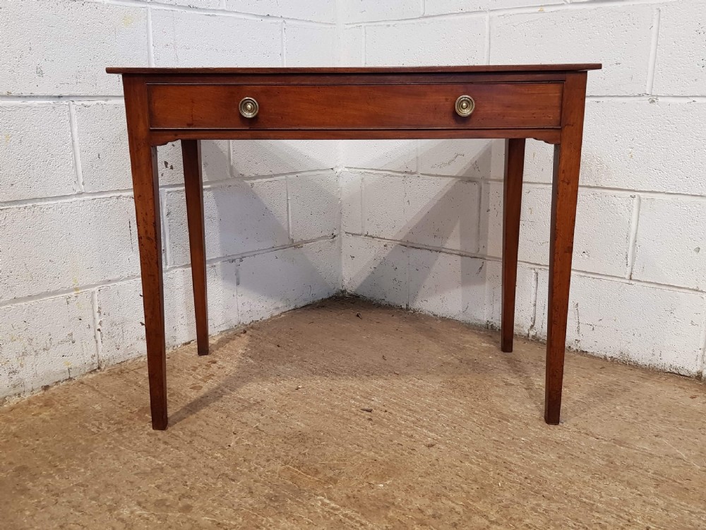 ANTIQUE REGENCY MAHOGANY SIDE TABLE C1820 View IV