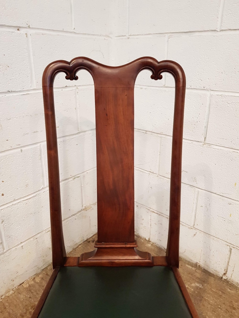ANTIQUE SET SIX EDWARDIAN MAHOGANY QUEEN ANNE DINING CHAIRS BY MAPLE & Co c1900 View III