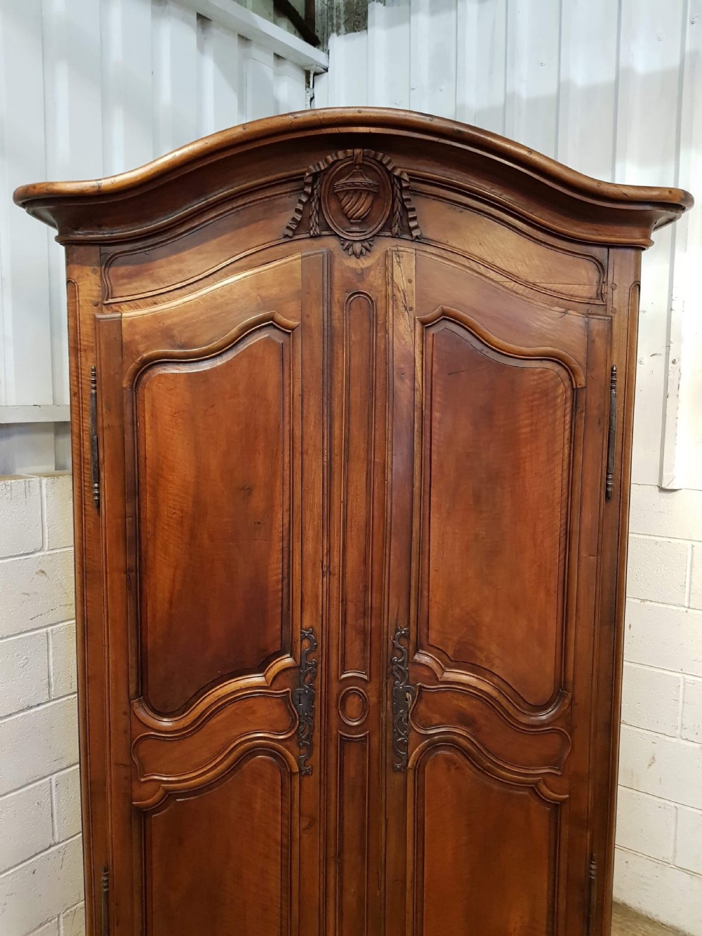 ANTIQUE 18TH CENTURY FRENCH CHESTNUT ARMOIRE C1780 View V