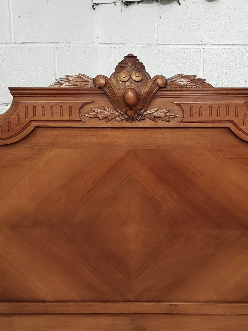 ANTIQUE 19TH CENTURY FRENCH WALNUT DOUBLE BED C1890 View II