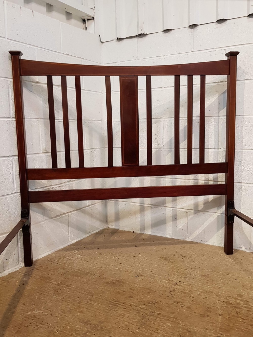 ANTIQUE EDWARDIAN MAHOGANY DOUBLE BED C1900 View II