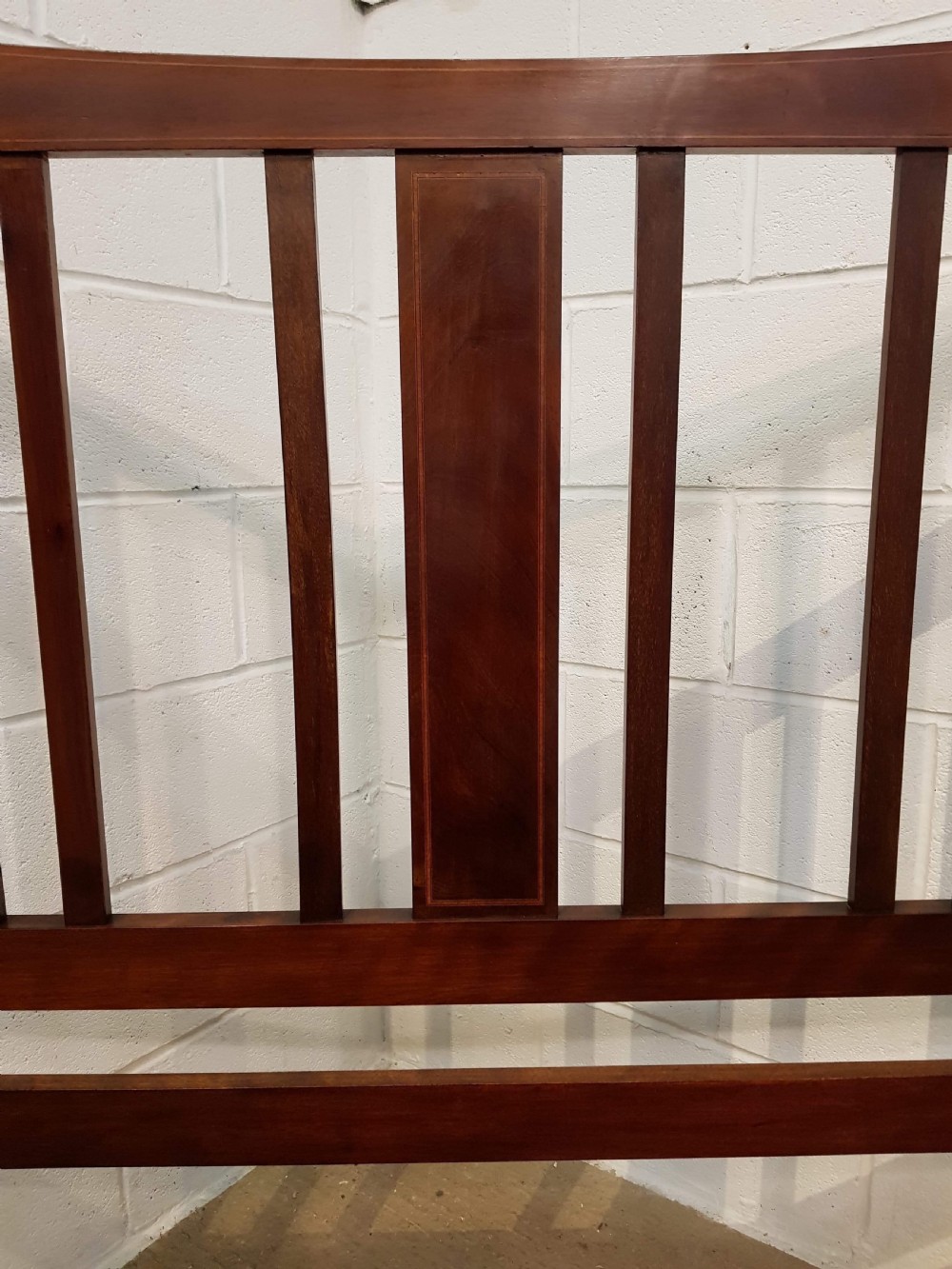 ANTIQUE EDWARDIAN MAHOGANY DOUBLE BED C1900 View III