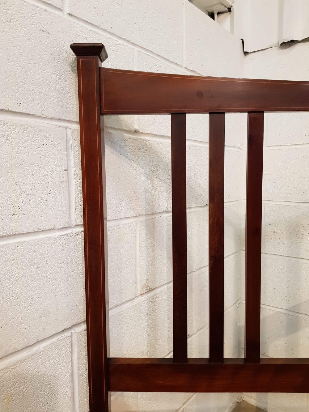 ANTIQUE EDWARDIAN MAHOGANY DOUBLE BED C1900 View V