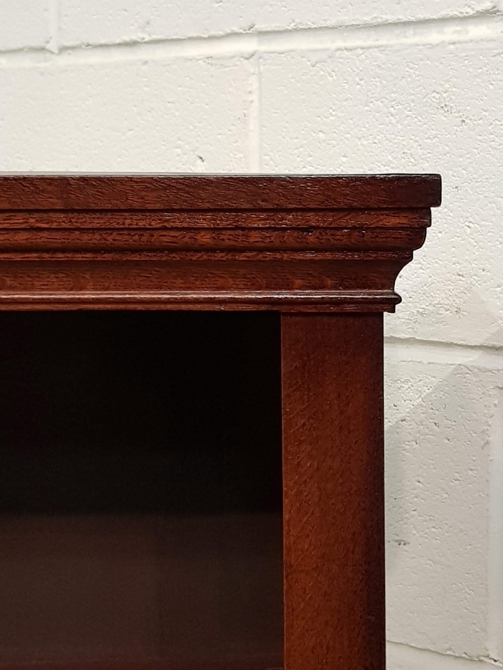 ANTIQUE VICTORIAN OAK OPEN BOOKCASE C1890 View V