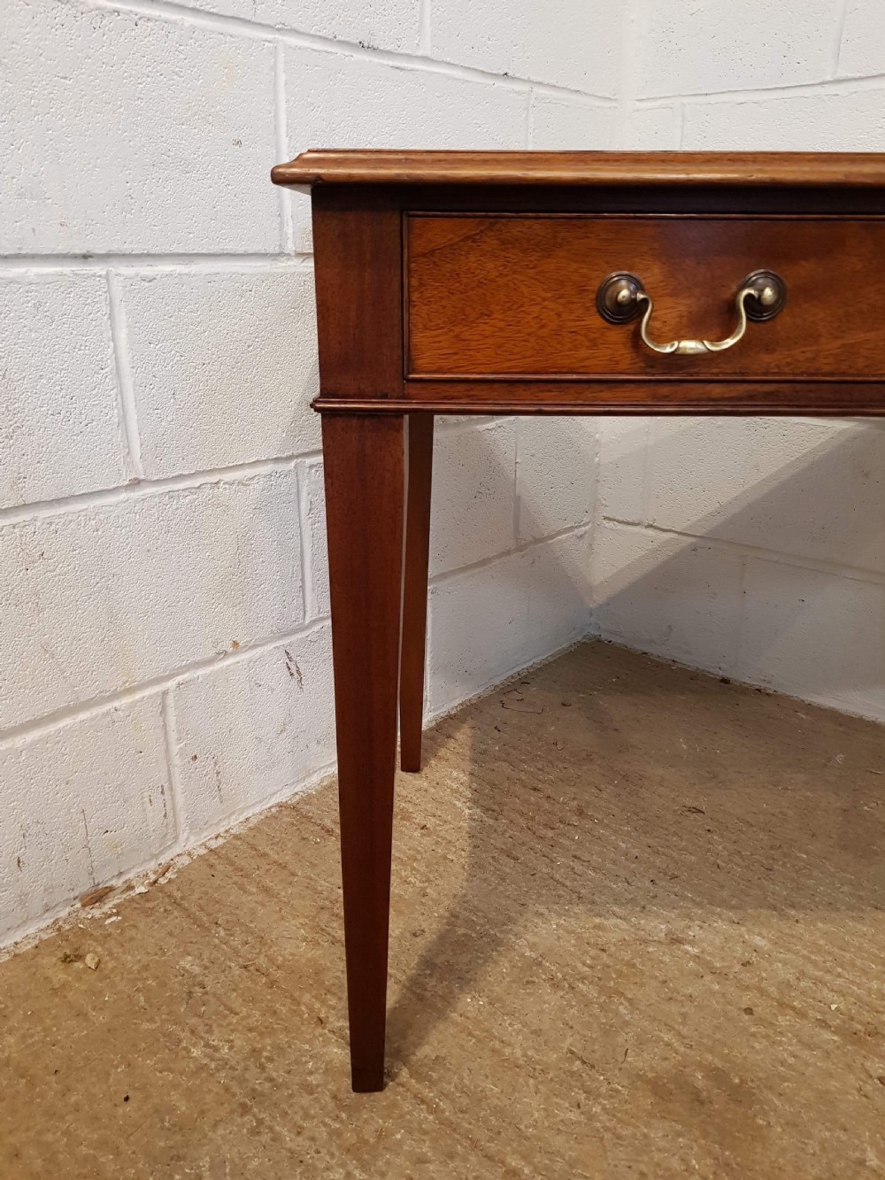 ANTIQUE EDWARDIAN MAHOGANY WRITING TABLE C1900 View IX