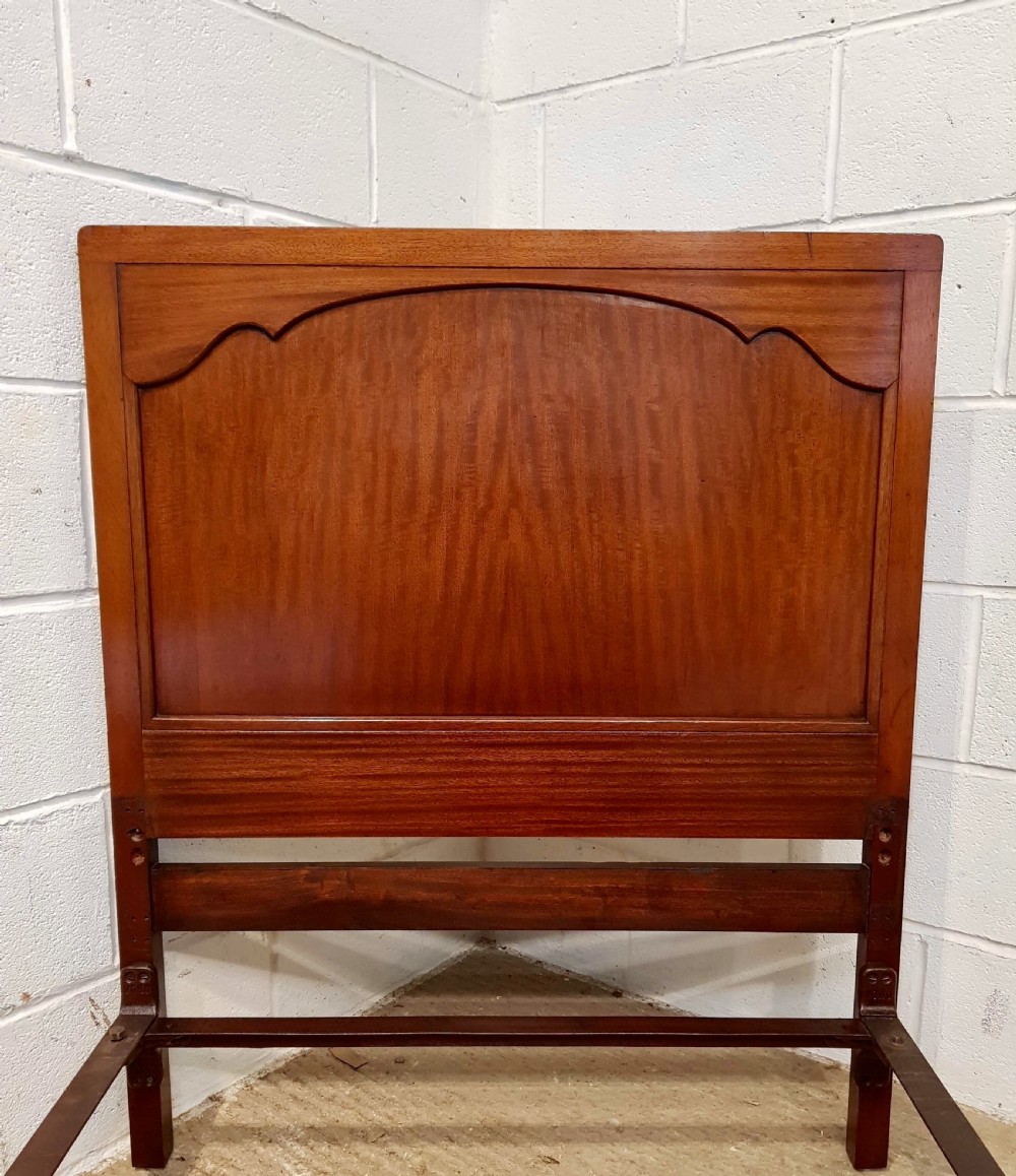 ANTIQUE PAIR MAHOGANY SINGLE BEDS C1920 View III