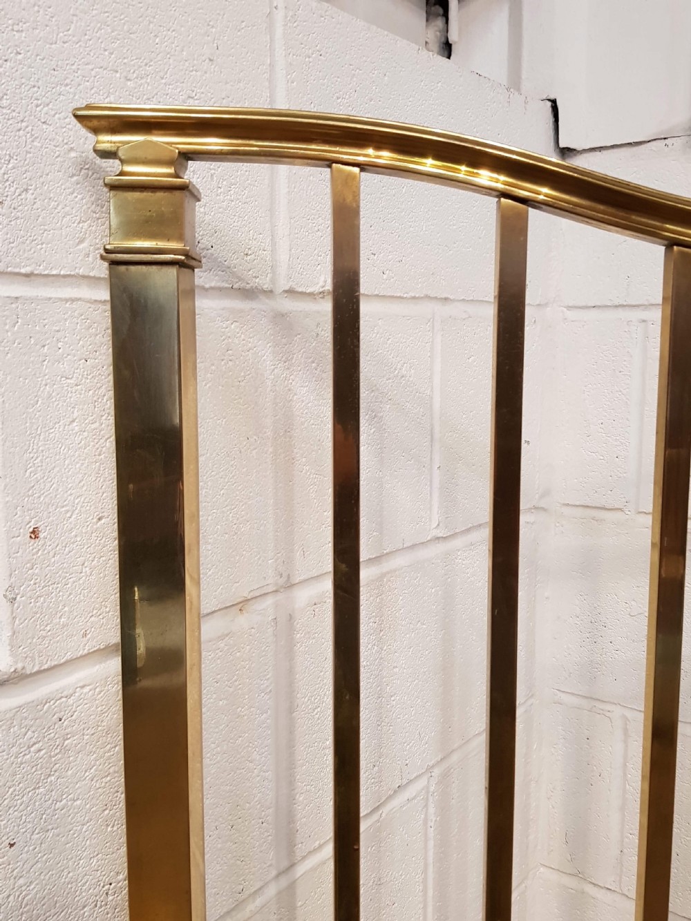 ANTIQUE VICTORIAN PAIR OF BRASS SINGLE BEDS C1880 View VI