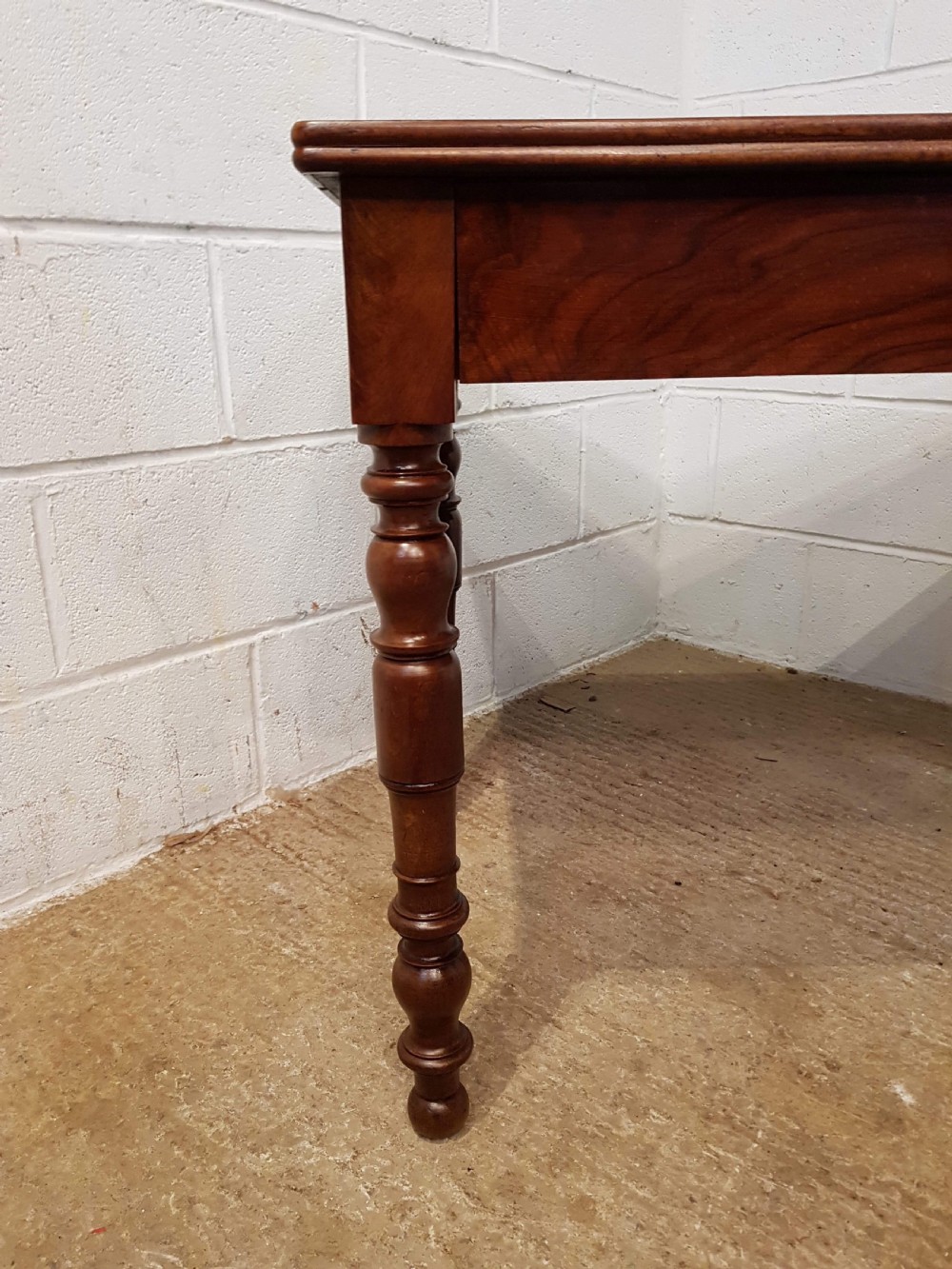 ANTIQUE PAIR LATE 19TH CENTURY FRENCH PROVINCIAL WALNUT SIDE TABLES C1890 View II