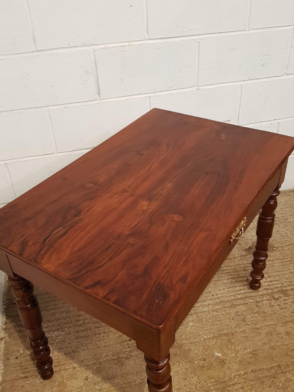 ANTIQUE PAIR LATE 19TH CENTURY FRENCH PROVINCIAL WALNUT SIDE TABLES C1890 View VIII