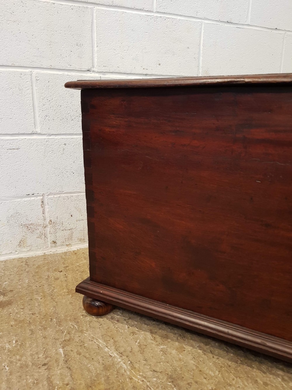 ANTIQUE EIGHTEENTH CENTURY PERIOD MAHOGANY BOX COFFER C1780 View IV