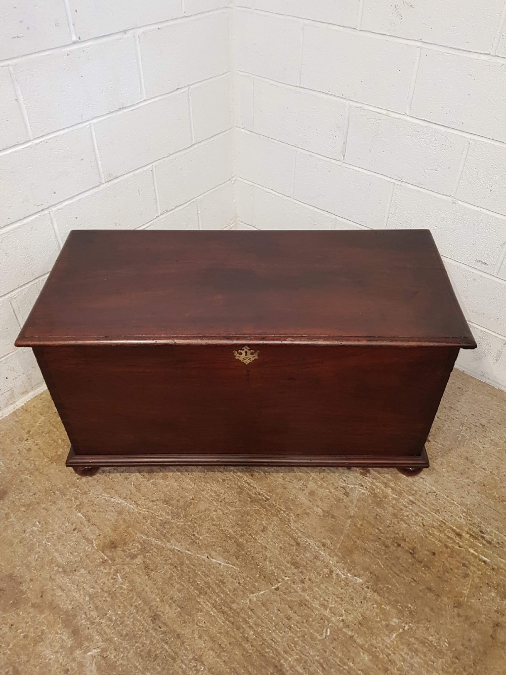ANTIQUE EIGHTEENTH CENTURY PERIOD MAHOGANY BOX COFFER C1780 View VI