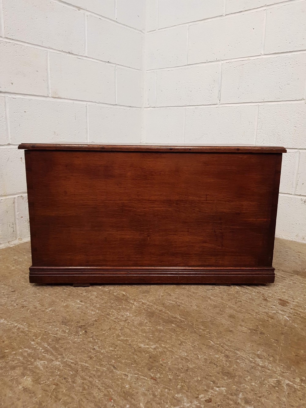 ANTIQUE LATE VICTORIAN OAK BLANKET BOX C1890 View VI