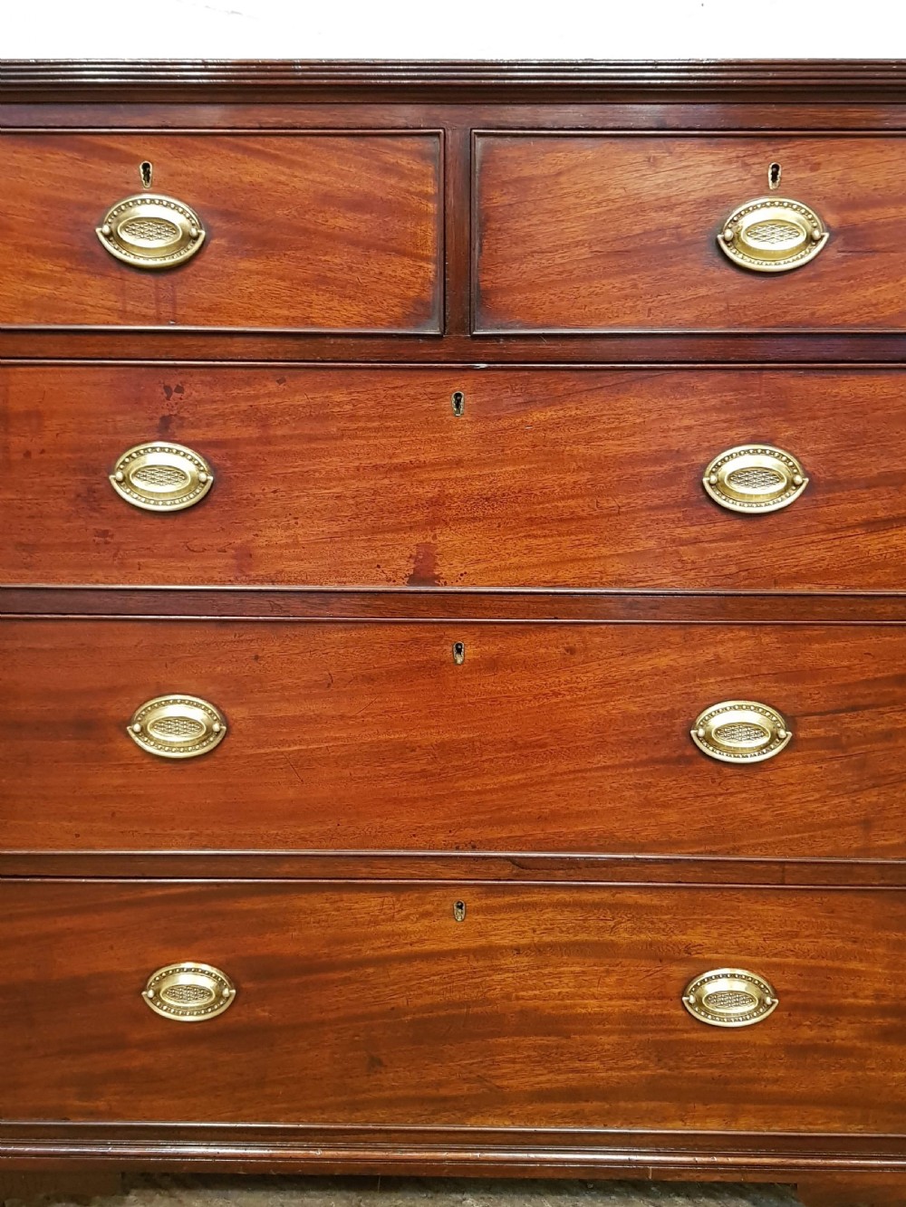 ANTIQUE 18TH CENTURY PERIOD MAHOGANY CHEST OF DRAWERS C1780 View VII