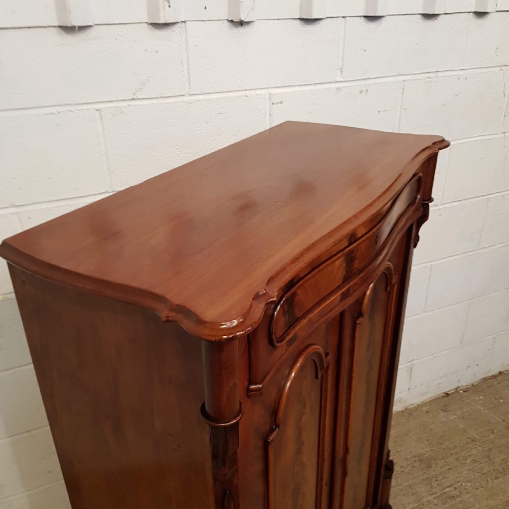 ANTIQUE MAHOGANY BIEDERMEIER CABINET C1840 View III