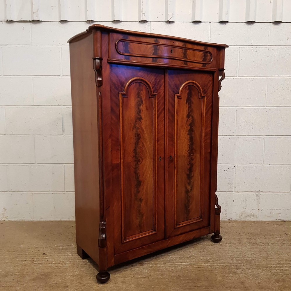 ANTIQUE MAHOGANY BIEDERMEIER CABINET C1840 View VII