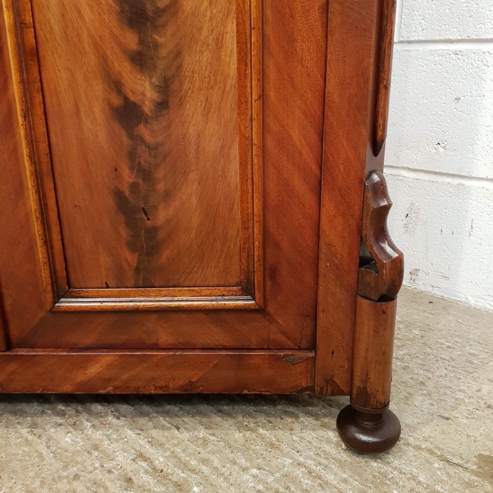 ANTIQUE MAHOGANY BIEDERMEIER CABINET C1840 View VIII