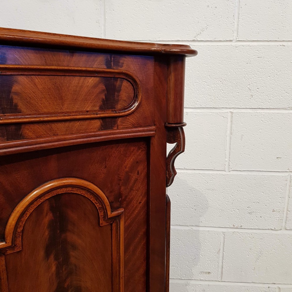 ANTIQUE MAHOGANY BIEDERMEIER CABINET C1840 View IX