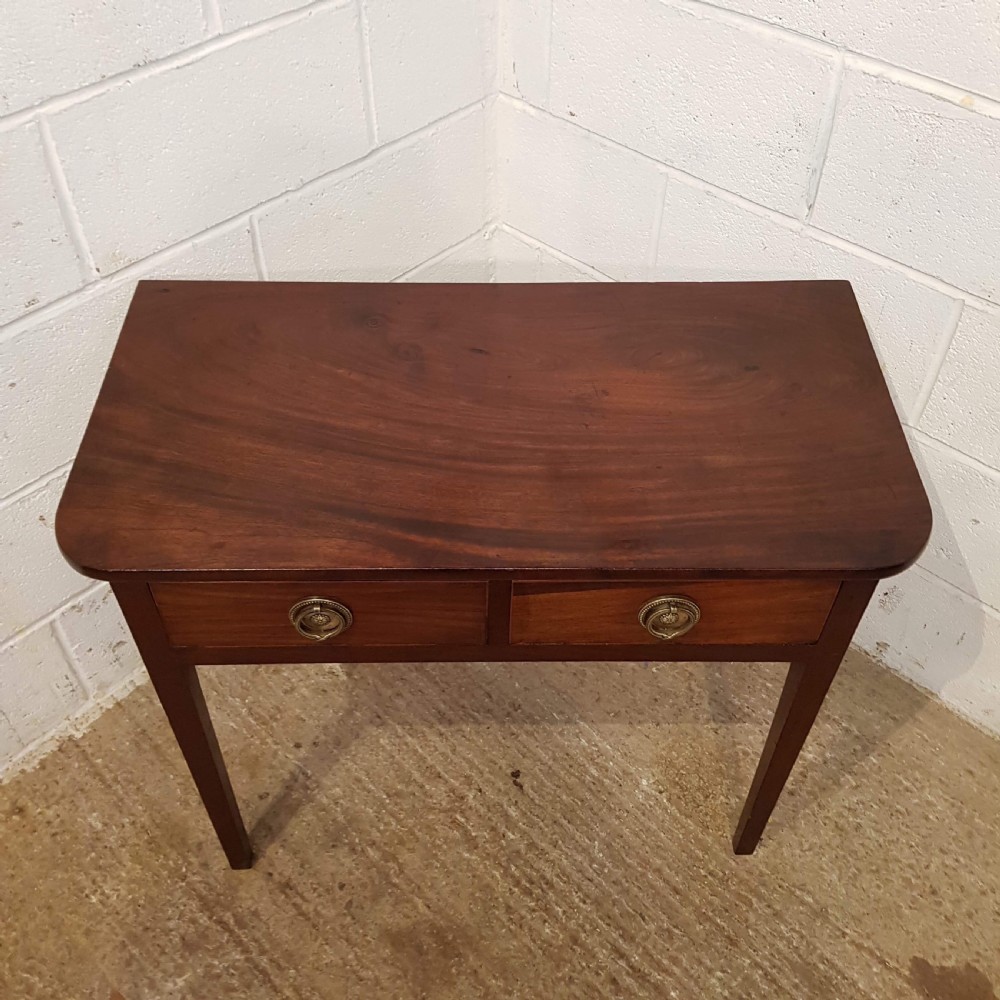 ANTIQUE SMALL REGENCY MAHOGANY SIDE TABLE C1820 View III
