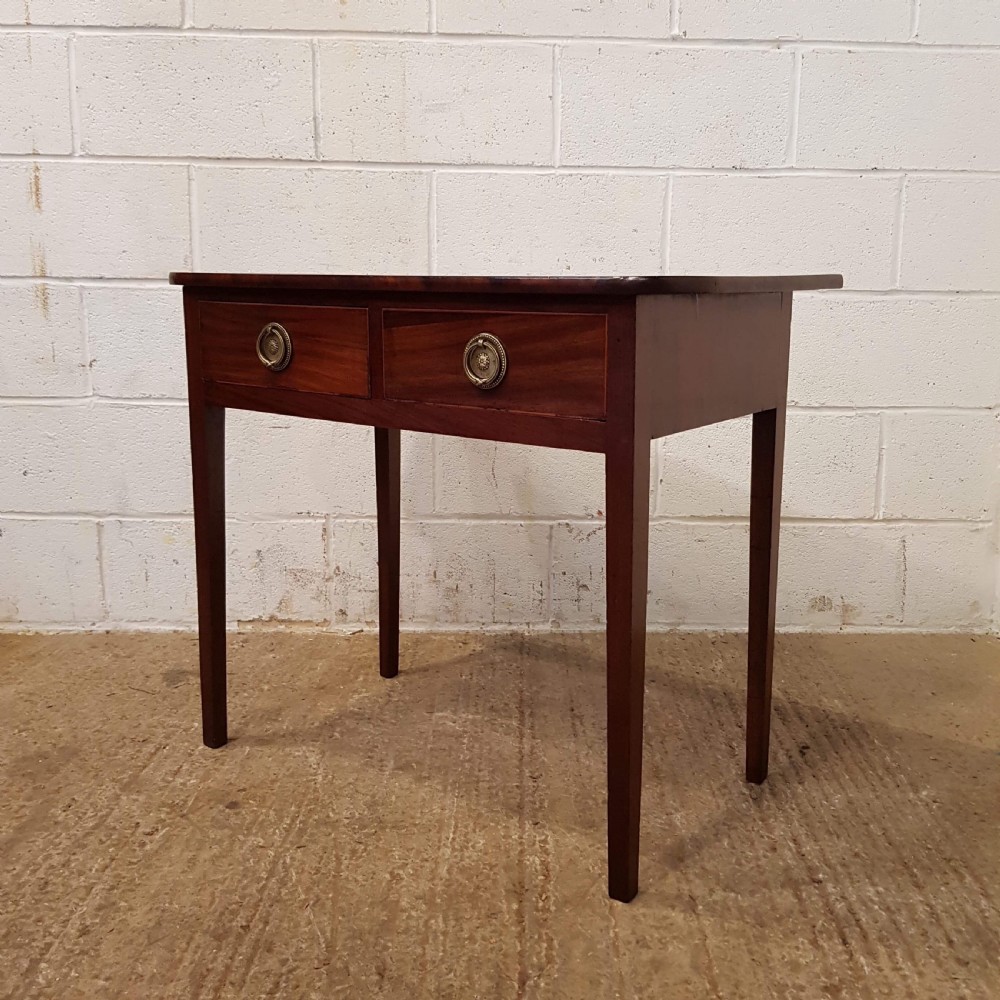 ANTIQUE SMALL REGENCY MAHOGANY SIDE TABLE C1820 View VI