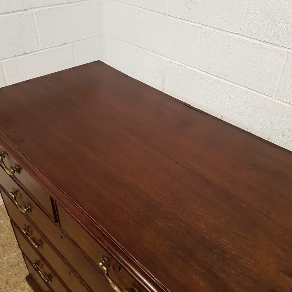 ANTIQUE 18TH CENTURY PERIOD OAK CHEST OF DRAWERS C1780 View III