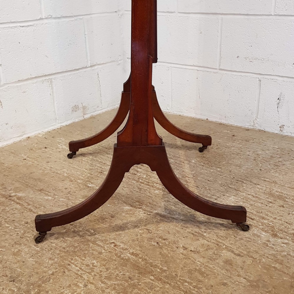 ANTIQUE EDWARDIAN MAHOGANY CHEVAL MIRROR C1900 View V