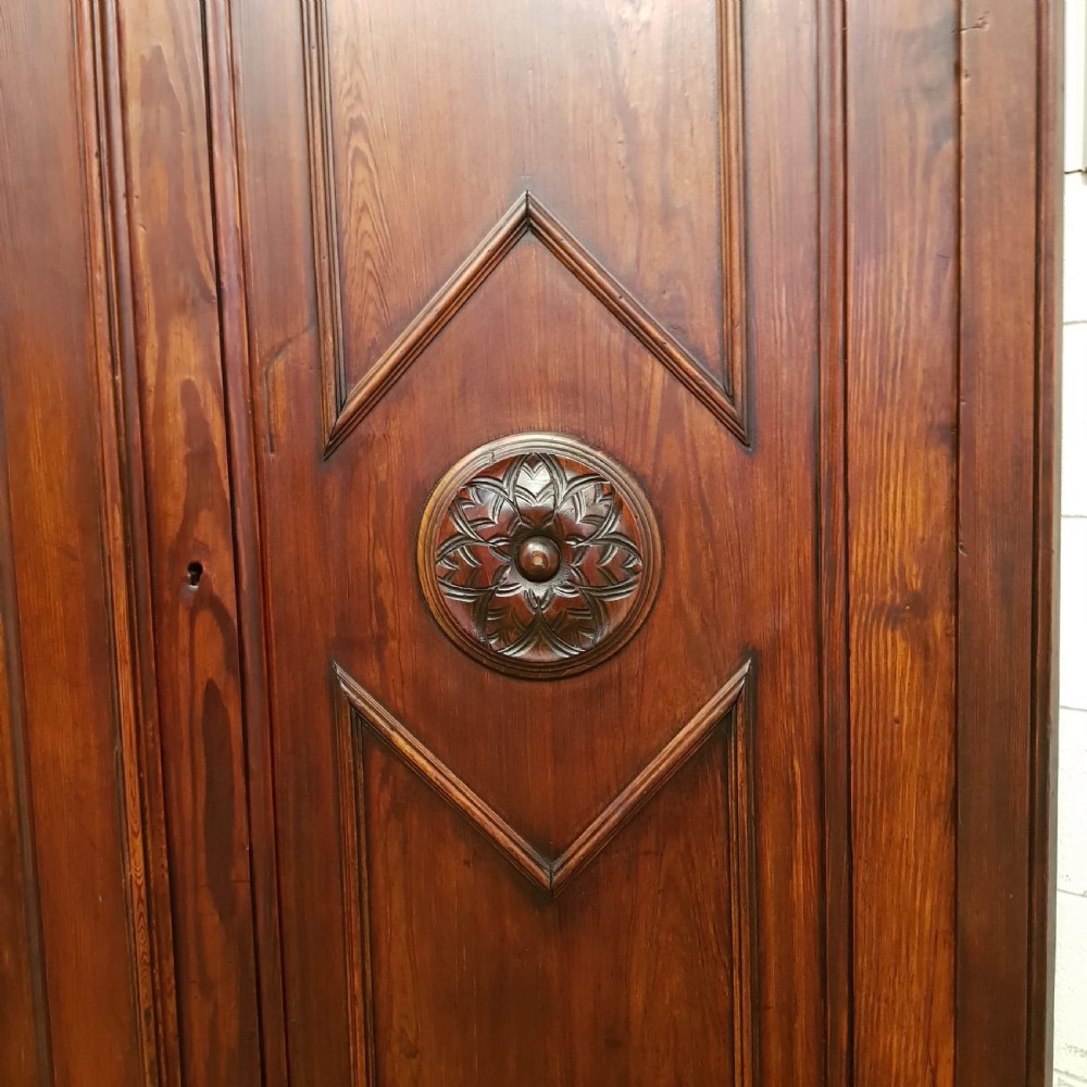 ANTIQUE 19TH CENTURY FRENCH WALNUT AND PINE ARMOIRE C1880 View III