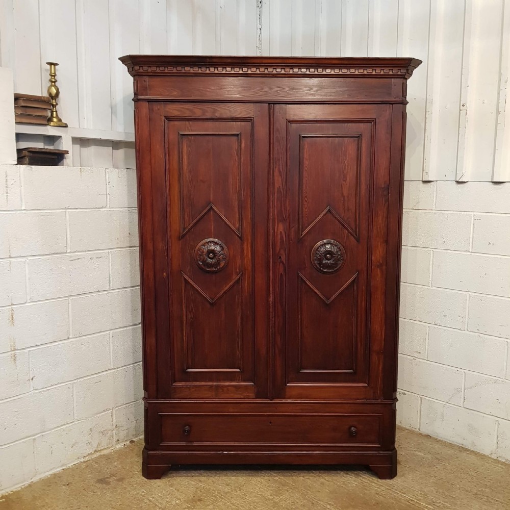 ANTIQUE 19TH CENTURY FRENCH WALNUT AND PINE ARMOIRE C1880 View VII