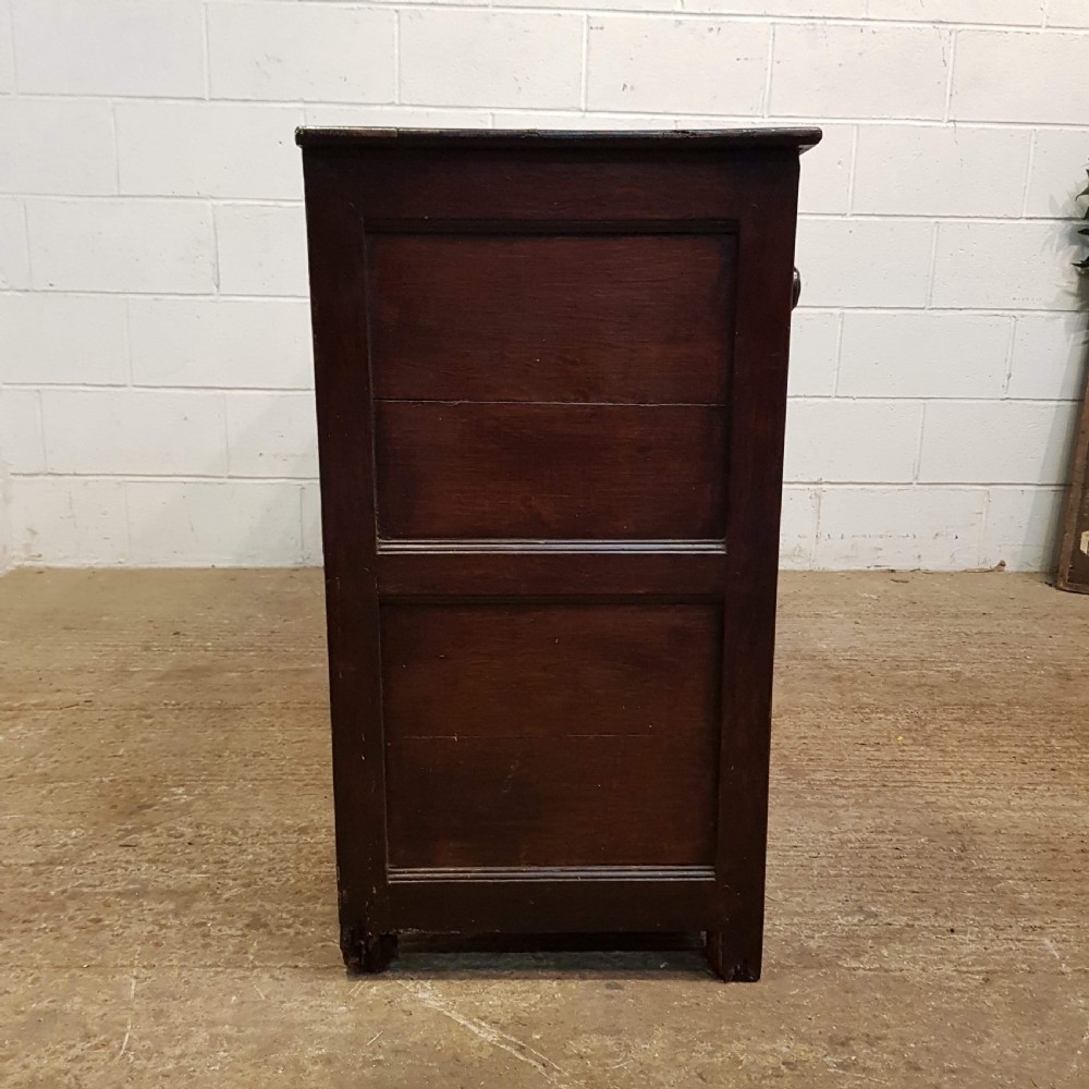 ANTIQUE LATE 18TH CENTURY PERIOD JOINED OAK DRESSER BASE C1790 View VI