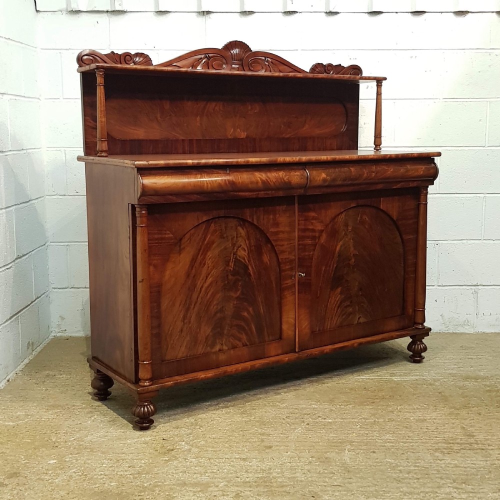 ANTIQUE WILLIAM 1V MAHOGANY CHIFFONIER  C1830 View IV
