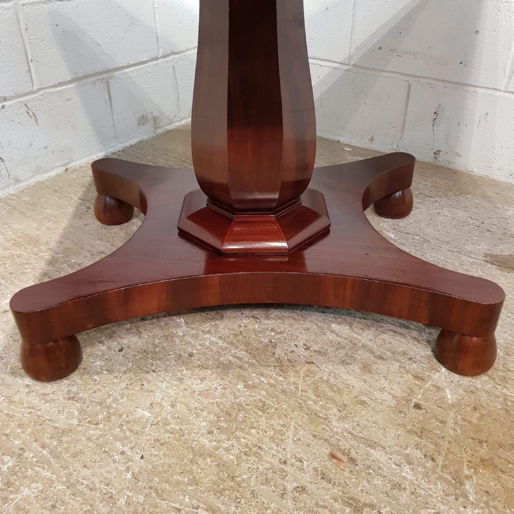 ANTIQUE WILLIAM 1V MAHOGANY TILT TOP DINING TABLE C1830 View IV