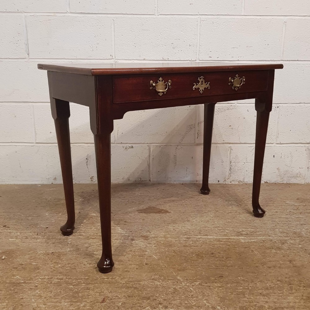 ANTIQUE 18TH CENTURY PERIOD MAHOGANY SIDE TABLE c1780 View IV