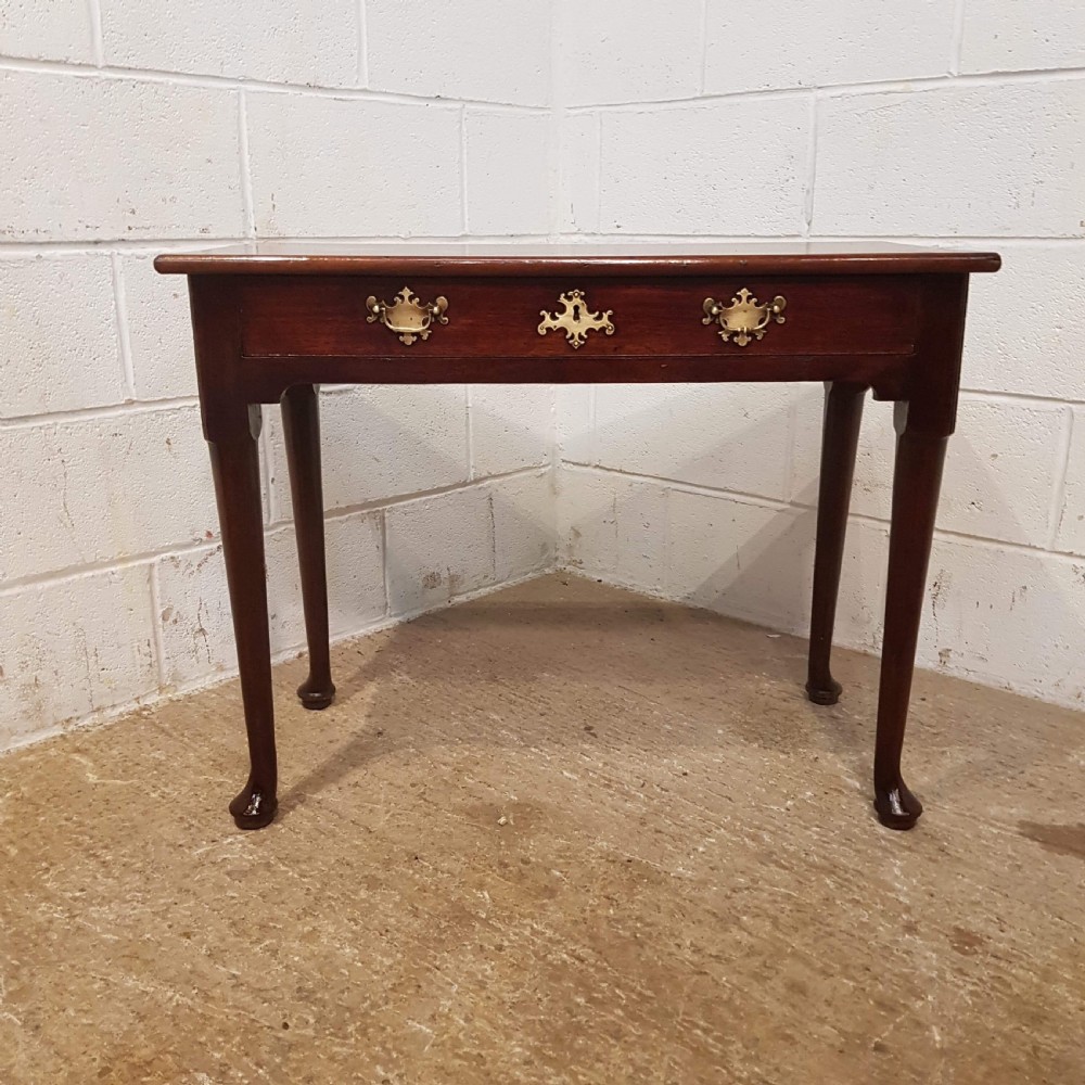 ANTIQUE 18TH CENTURY PERIOD MAHOGANY SIDE TABLE c1780 View VI