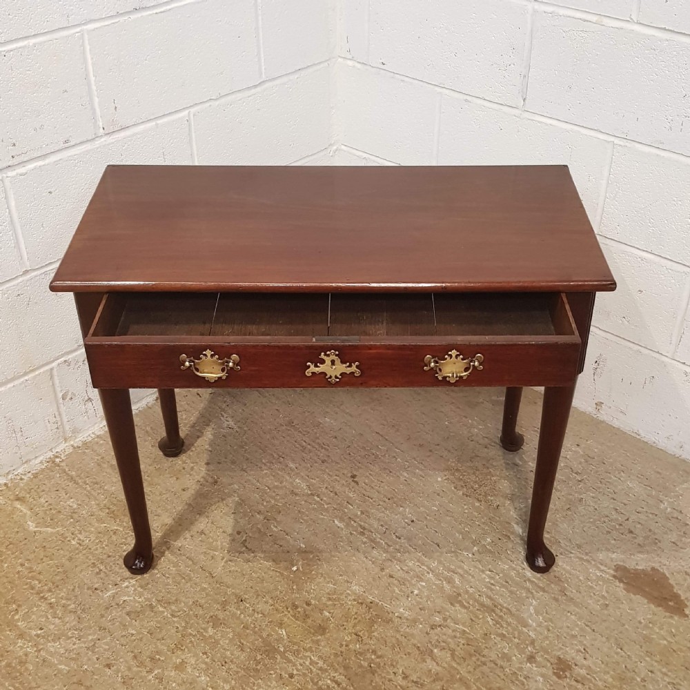 ANTIQUE 18TH CENTURY PERIOD MAHOGANY SIDE TABLE c1780 View VII