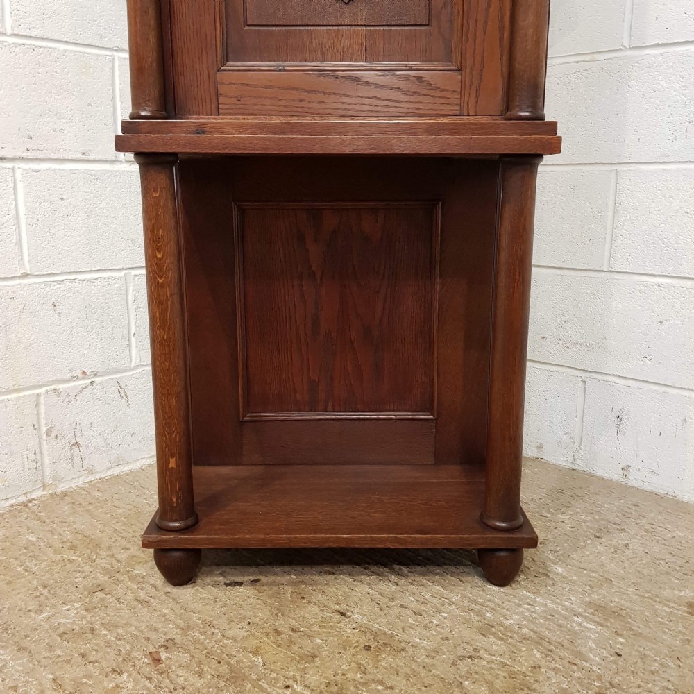ANTIQUE FLEMISH OAK CUPBOARD ON STAND C1900 View II