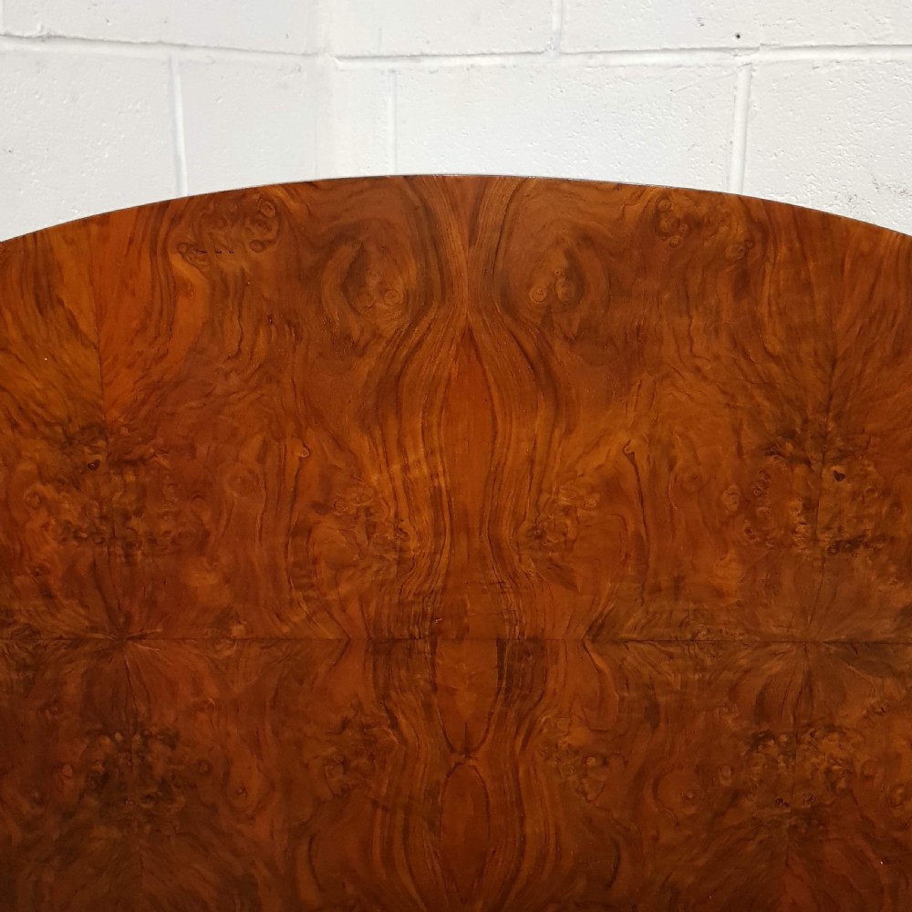 ANTIQUE BURR WALNUT DOUBLE BED C1920 View IV