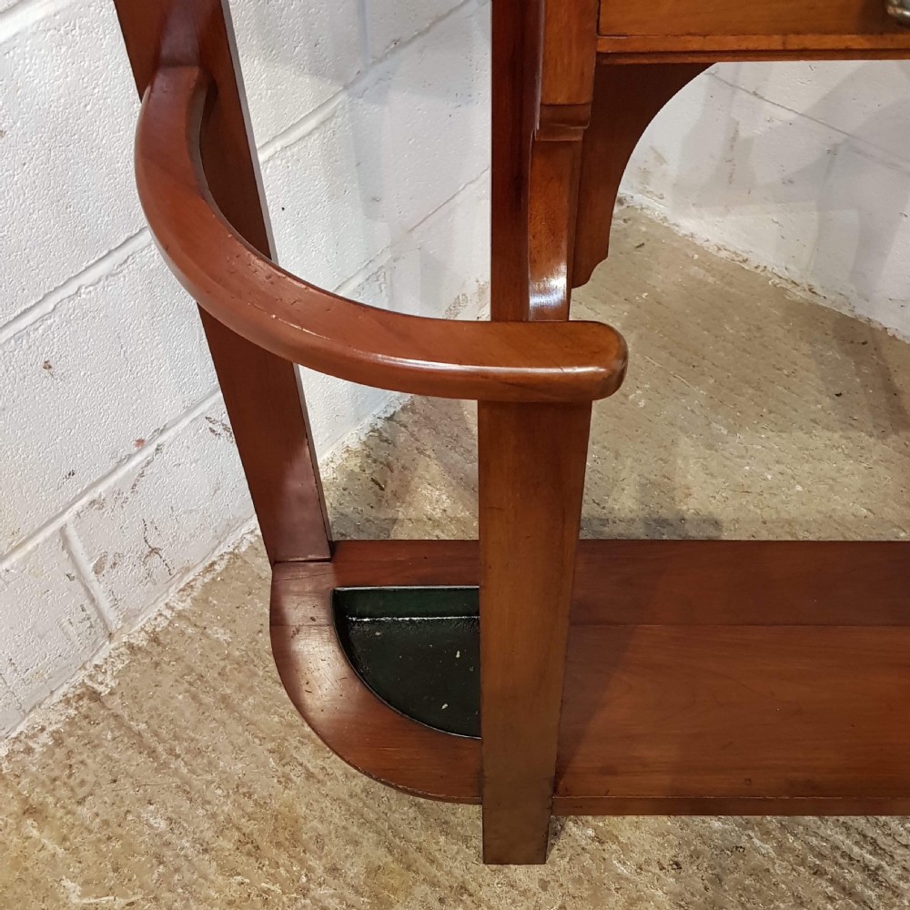 ANTIQUE EDWARDIAN MAHOGANY HALL STAND C1900 View VII