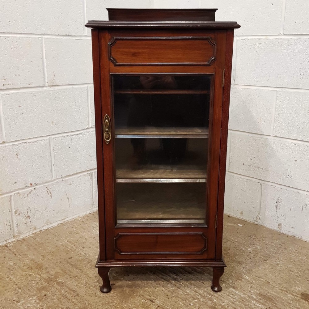 ANTIQUE EDWARDIAN MAHIGANY MUSIC CABINET C1900 View VI