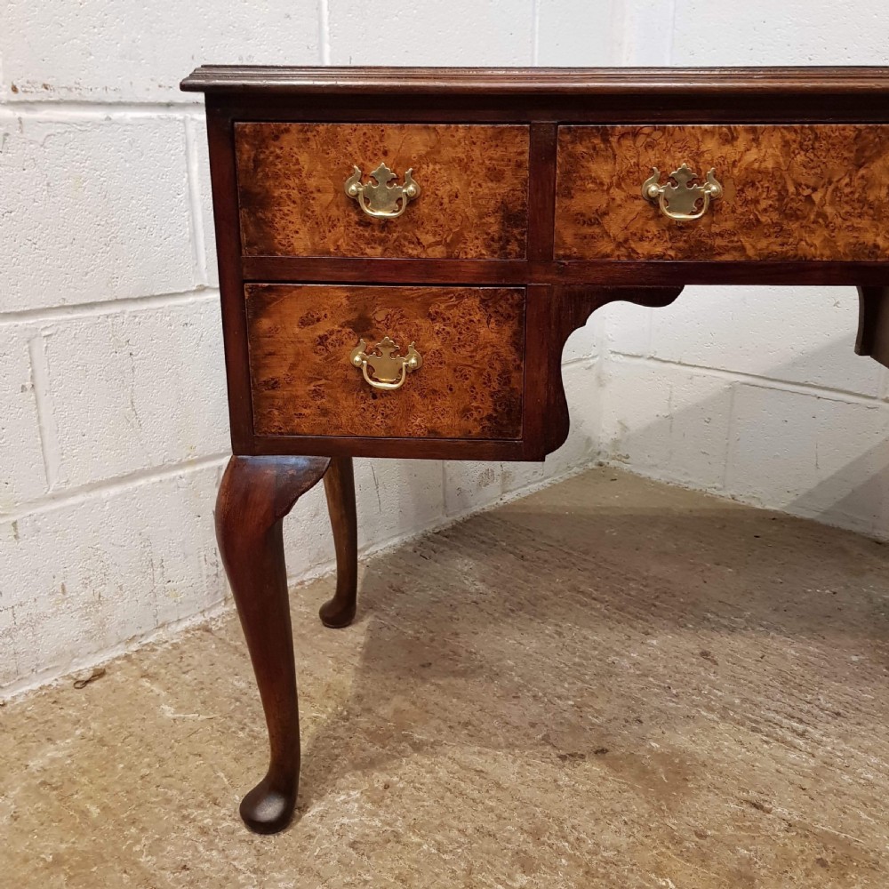 ANTIQUE BURR WALNUT LADIES WRITING DESK C1920 View VIII