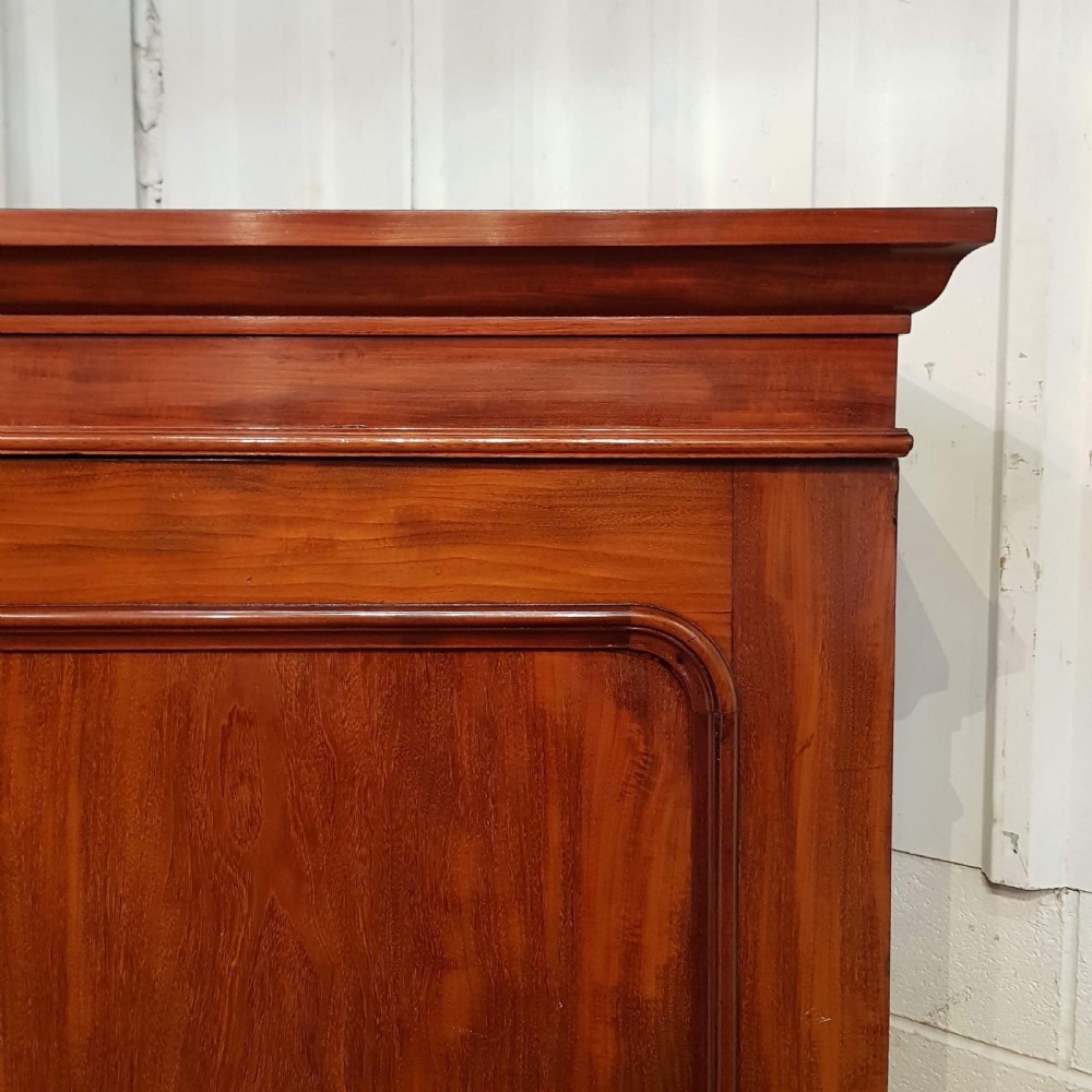 ANTIQUE VICTORIAN MAHOGANY CLOTHES PRESS C1880 View IV