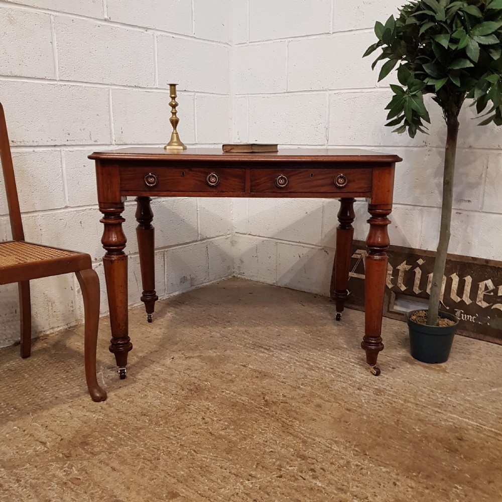 ANTIQUE VICTORIAN MAHOGANY SIDE TABLE C1880 View III