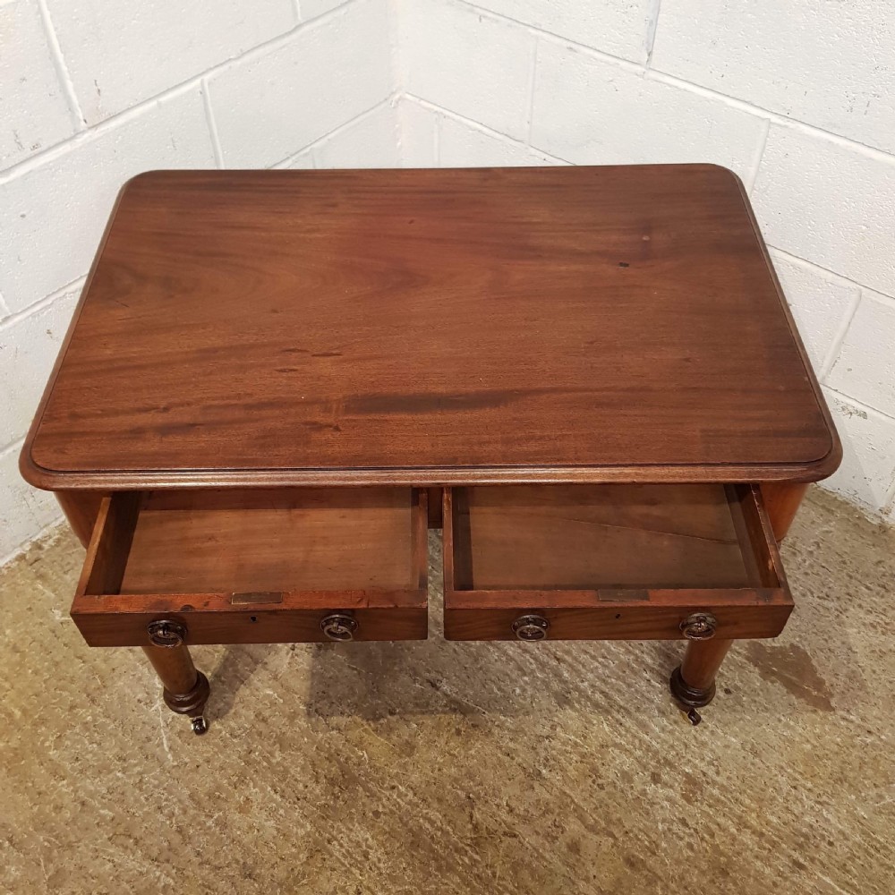 ANTIQUE VICTORIAN MAHOGANY SIDE TABLE C1880 View IV