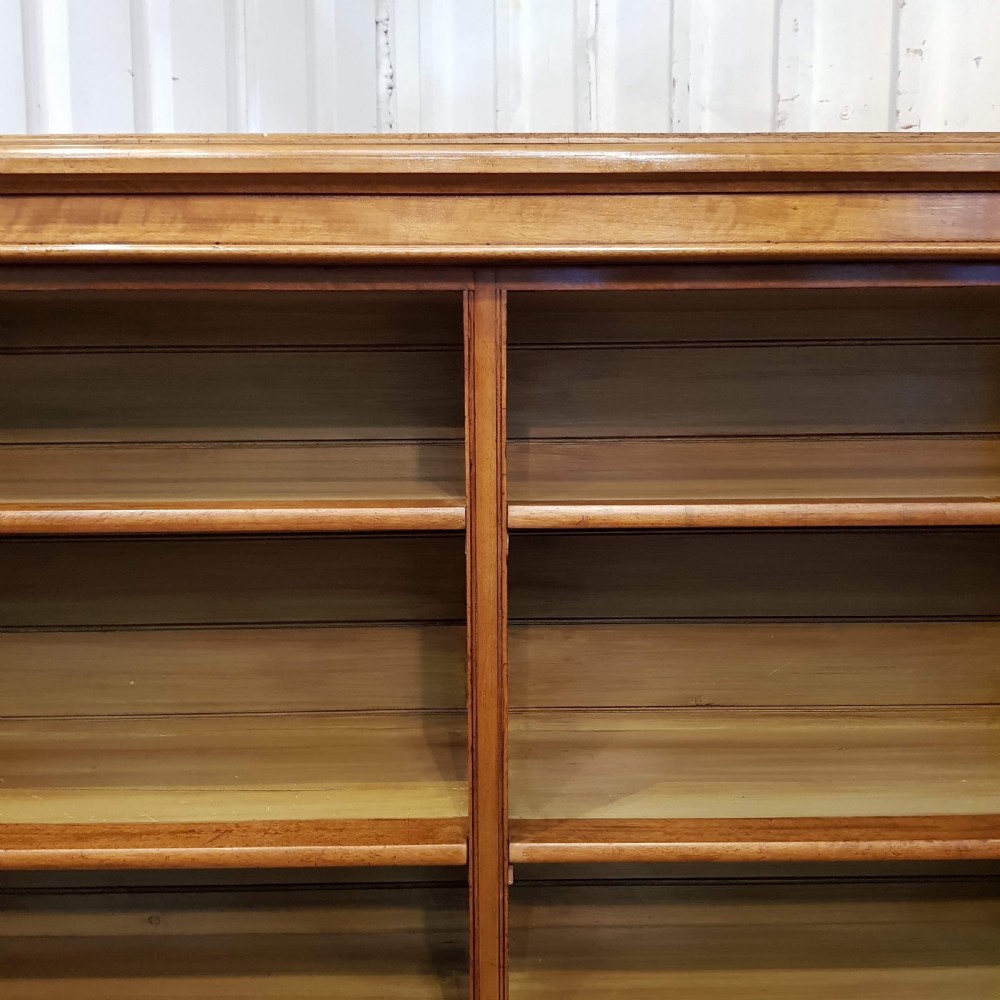 ANTIQUE VICTORIAN LARGE MAHOGANY BOOKCASE C1880 View II
