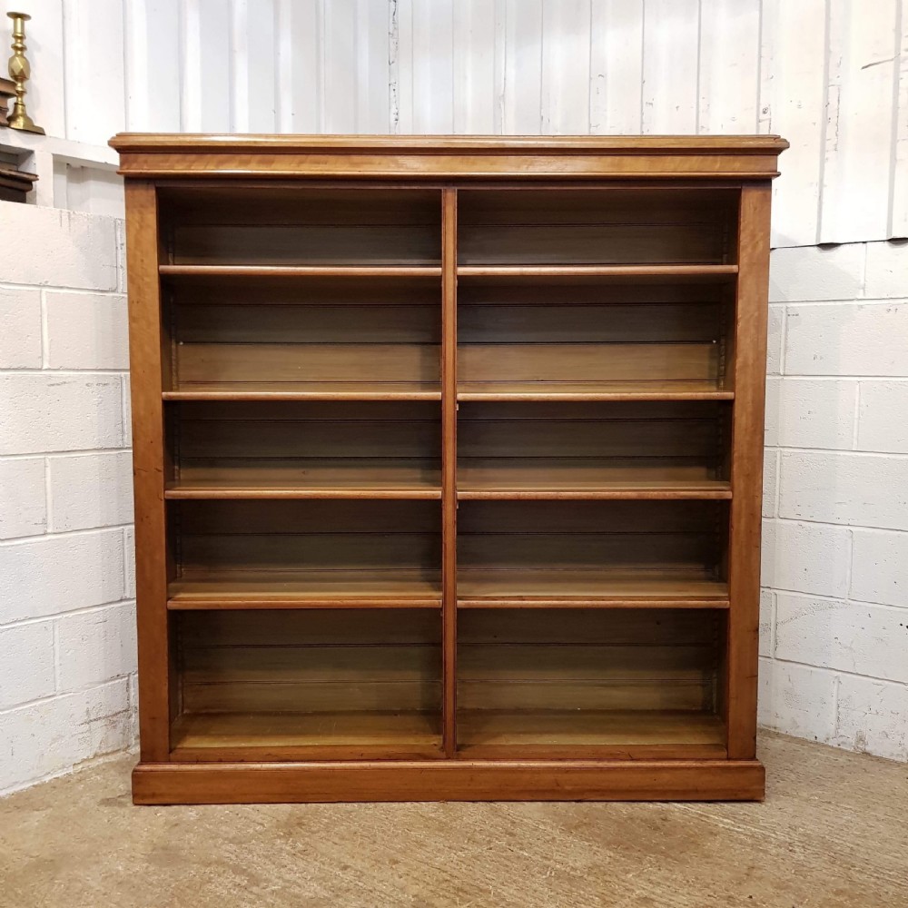 ANTIQUE VICTORIAN LARGE MAHOGANY BOOKCASE C1880 View V