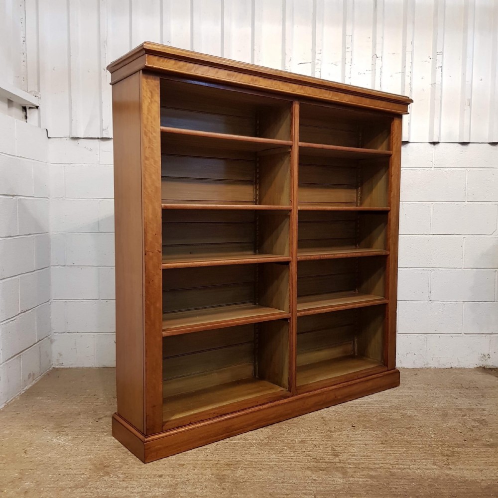 ANTIQUE VICTORIAN LARGE MAHOGANY BOOKCASE C1880 View VI